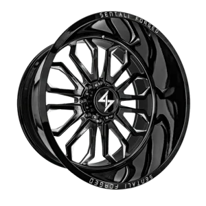 Sentali – Forged SF-3 – Black – 22″x10″ -24mm – Summer Wheels – SF322105124BM